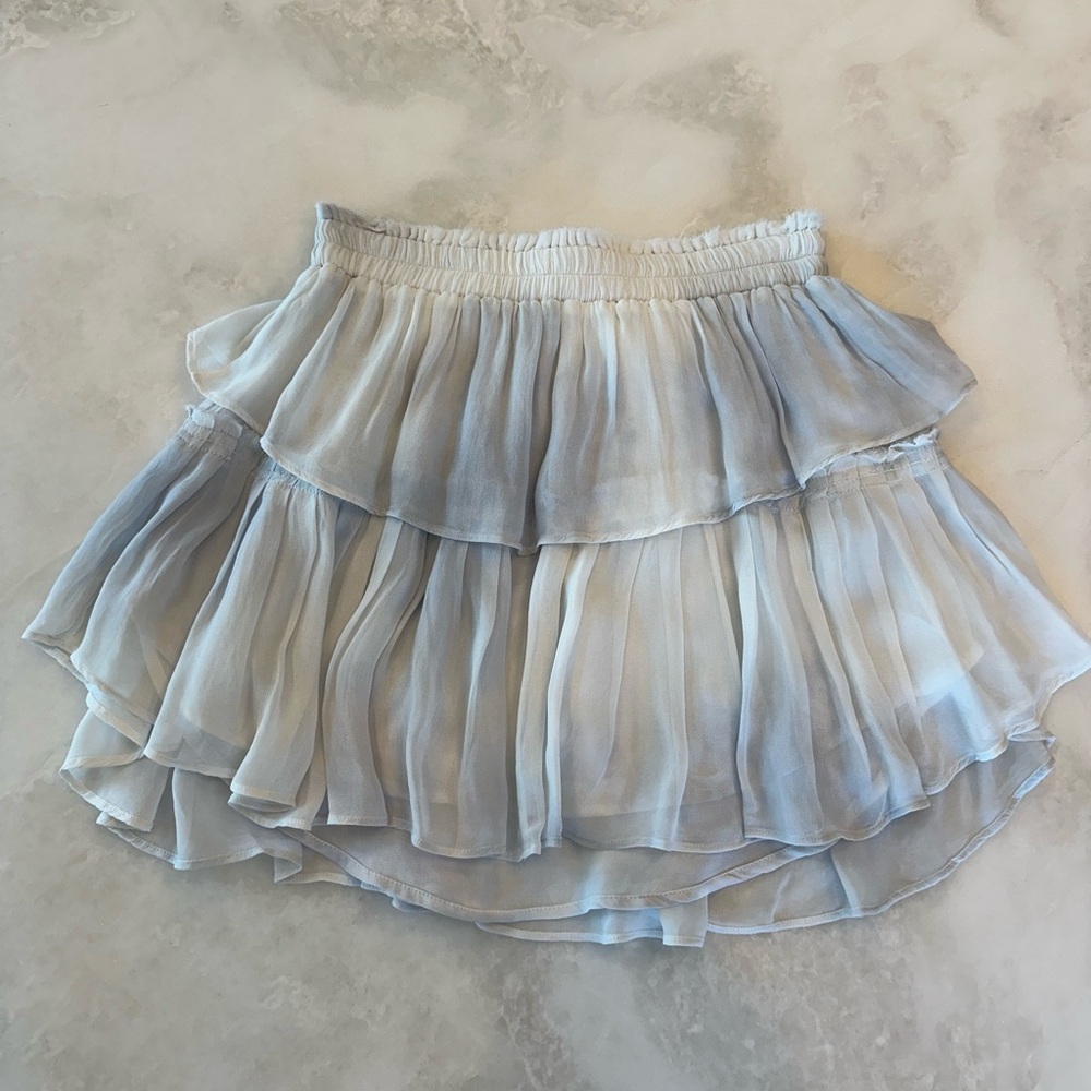 Love Shack Fancy Ruffle Mini Skirt